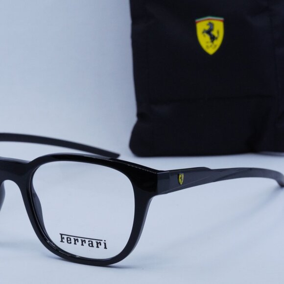 Final Price! Ferrari Scuderia FZ8006 501 Black Eyeglasses - Picture 3 of 7